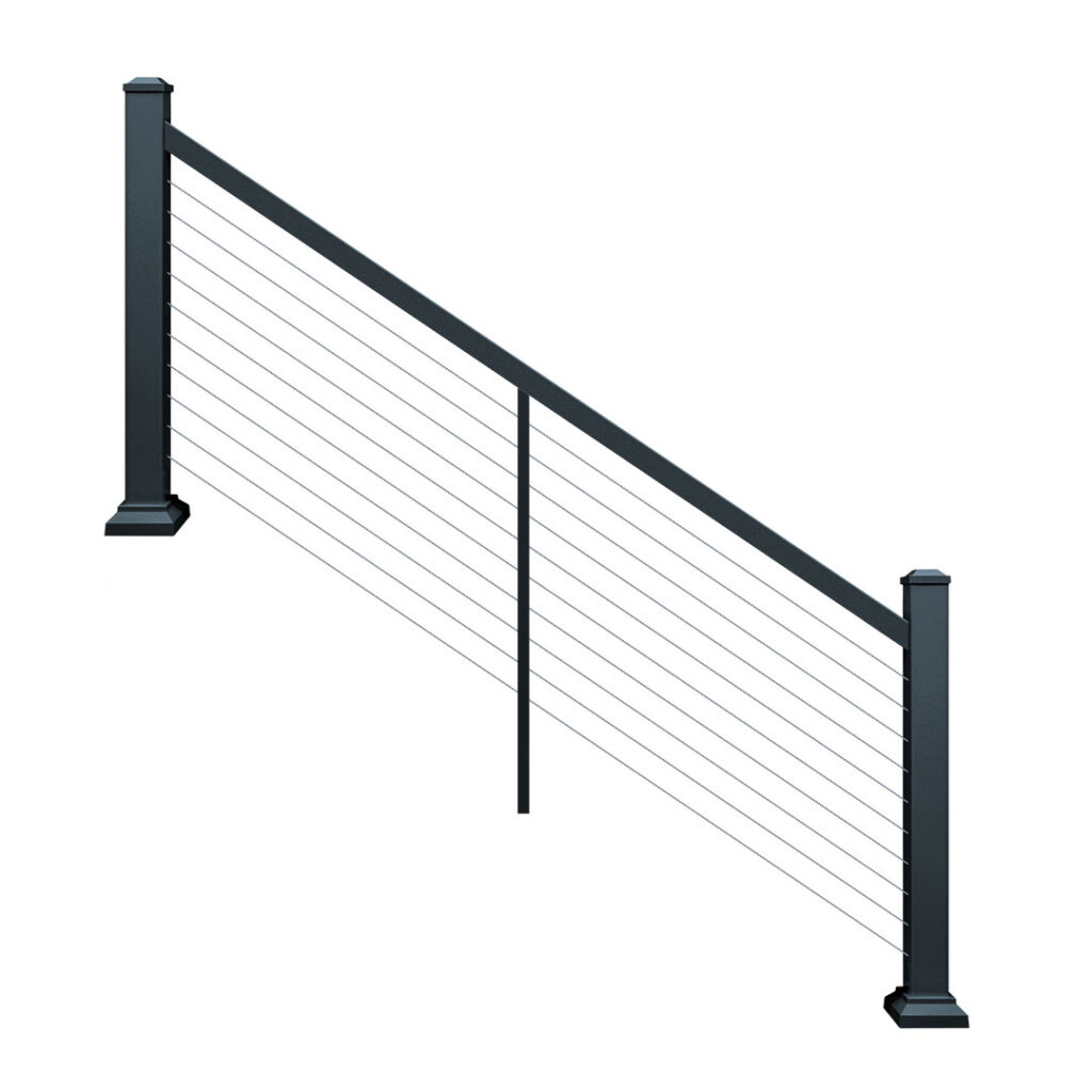 Horizontal Cable Railing Deck+Railing