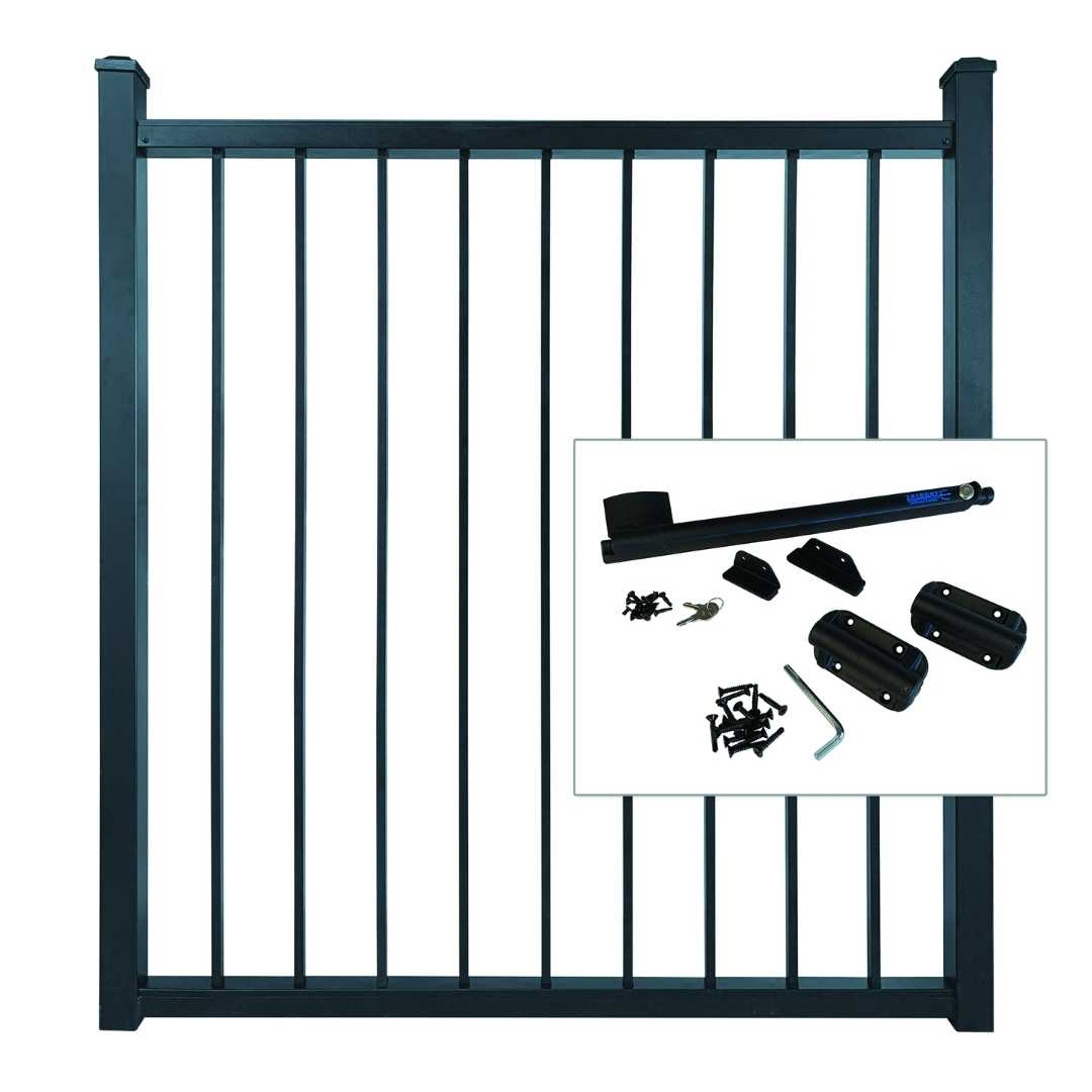 Harmony Railing 48in H x 40in W Preassembled Fence Gate Kit Deck+Railing