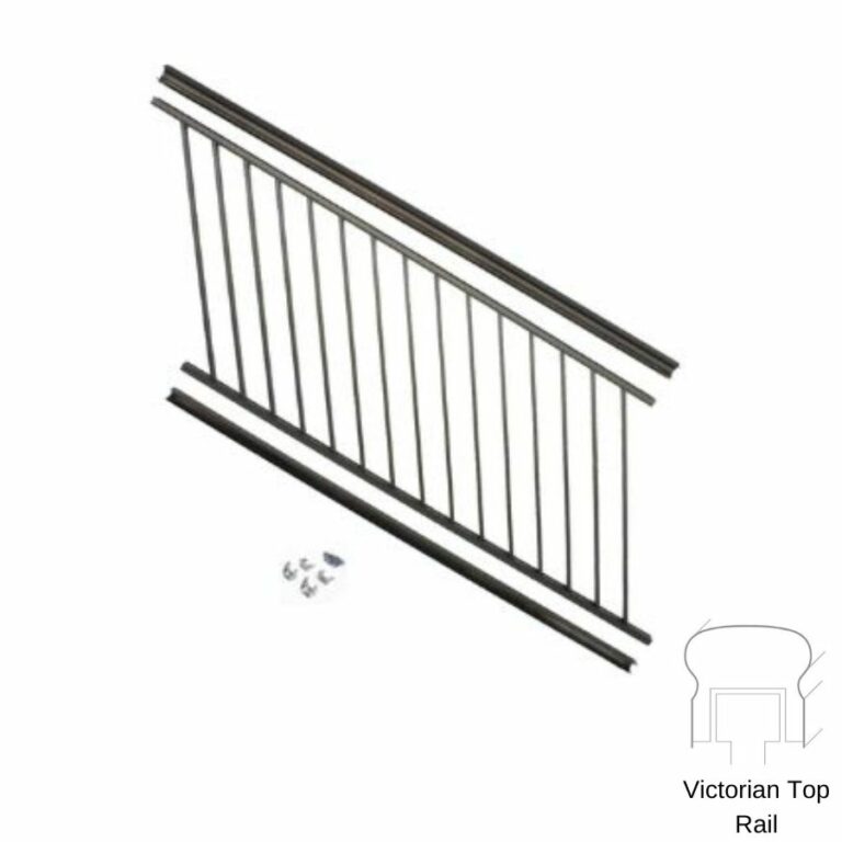 Harmony Railing 42 in H x 6 ft W Baluster Railing Stair Panel Kit with