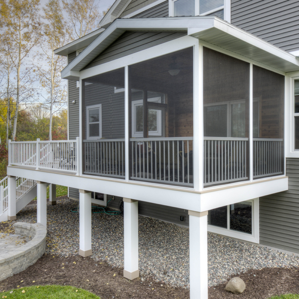 Three season screened-in porch